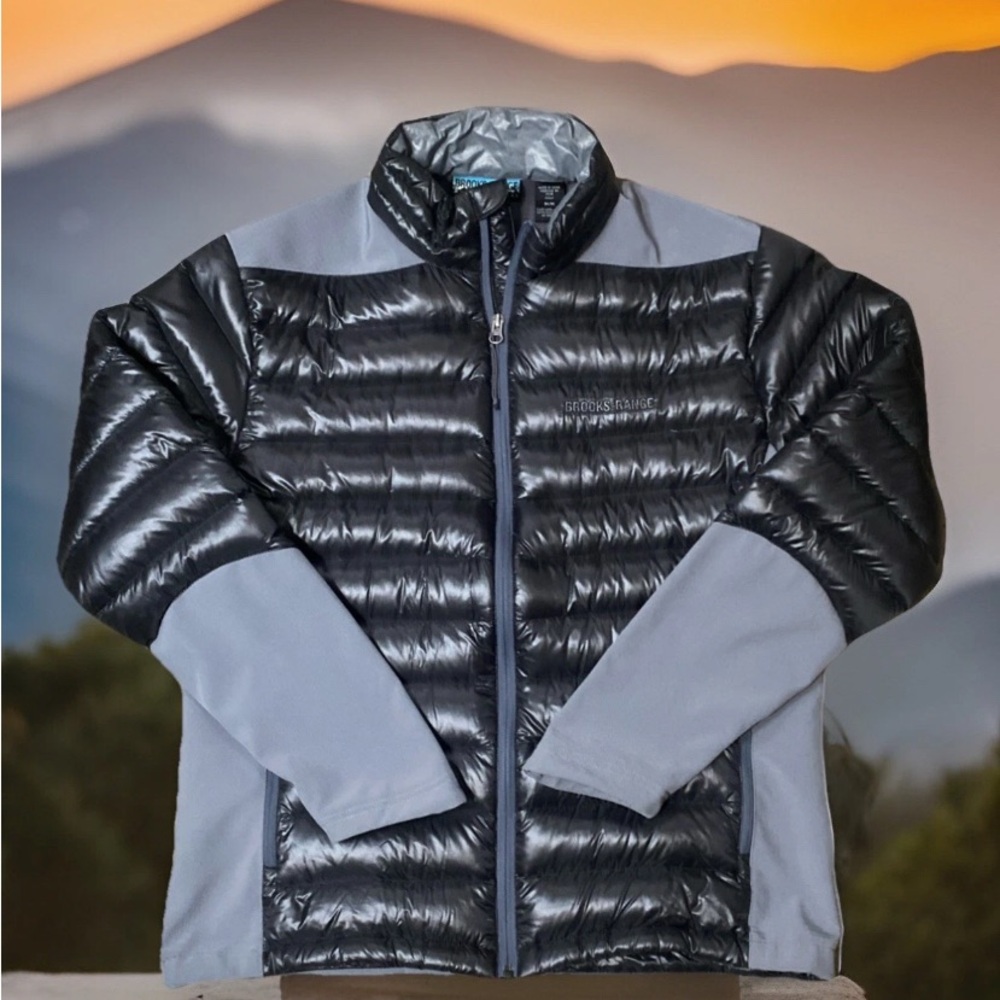 Brooks-Range Mountaineering Mens Hybrid Down Jacket - 800 Fill Power - Picture 1 of 6